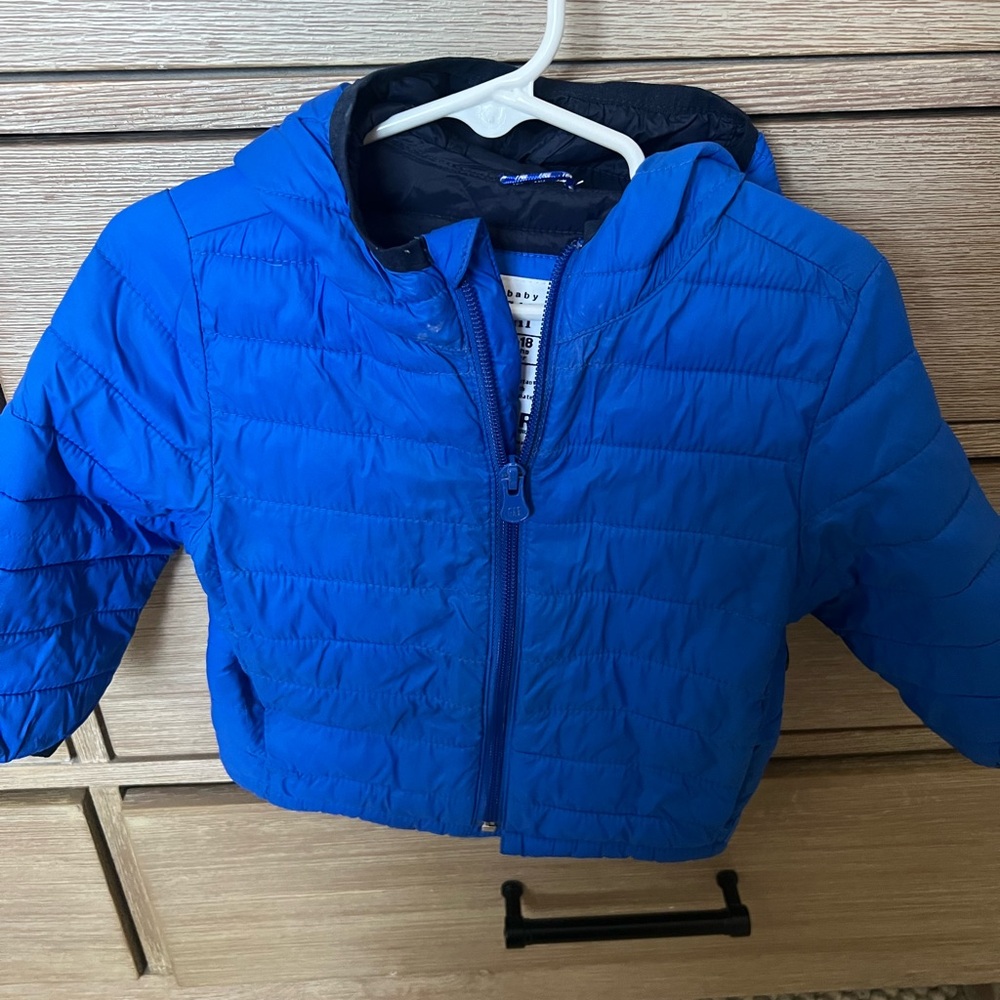 GAP Kids Vibrant Blue Puffer Jacket